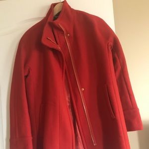 Ellen Tracy Orange Coat Size 4